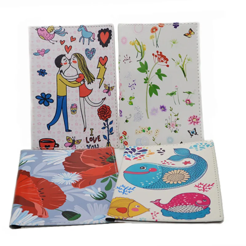 Чехол для паспорта с красочным принтом пластиковый держатель несколькими