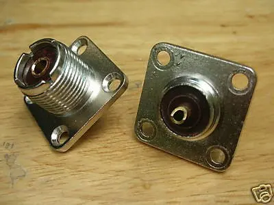 Гнездовой разъем SO239 панельный шасси для PL259 UHF штепсельная вилка 1 шт.|connector