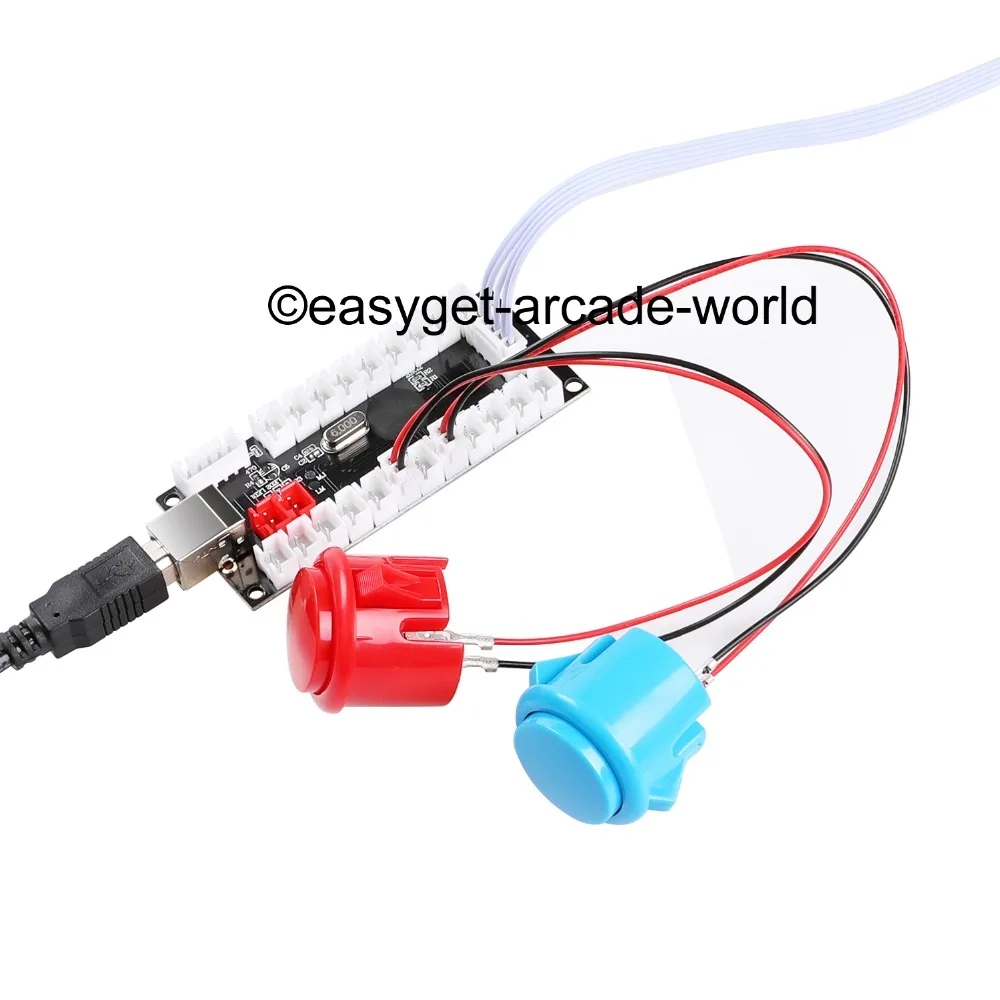 Детали для аркадных игр сделай сам детали шкафа USB MAME (2 кодировщика + 2 джойстика 20