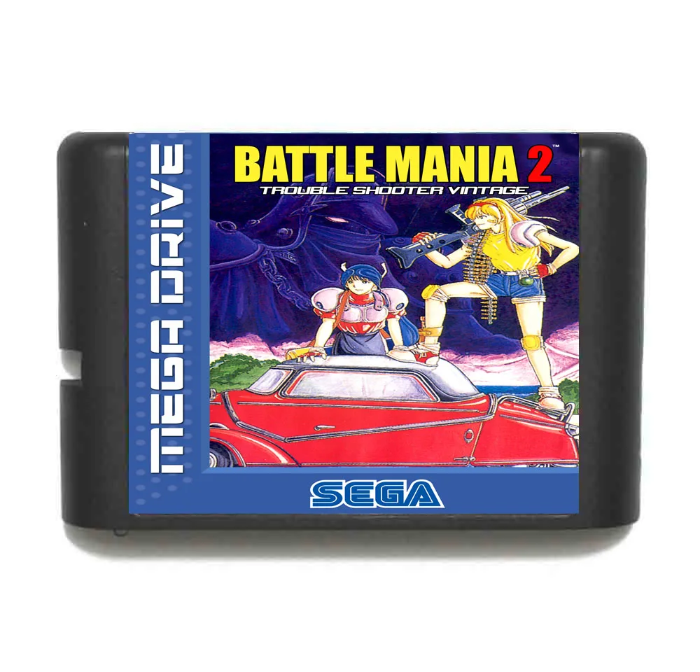 16-битная игровая карта Battle Mania - Dai Gin Jou II для Sega MegaDrive &amp Genesis System | Электроника