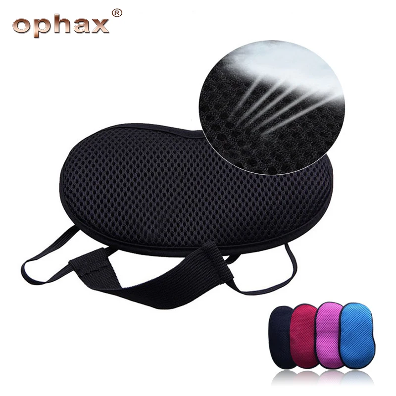 OPHAX, дышащая, 3D, мягкая, Бамбуковая, угольная маска для сна, для отдыха в путешествии, для сна, эластичный бинт, повязка на глаза
