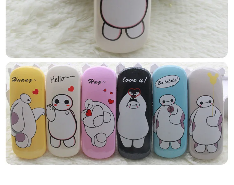 LIUSVENTINA хит лета мужские кожаные солнцезащитные очки Baymax коробка для женщин