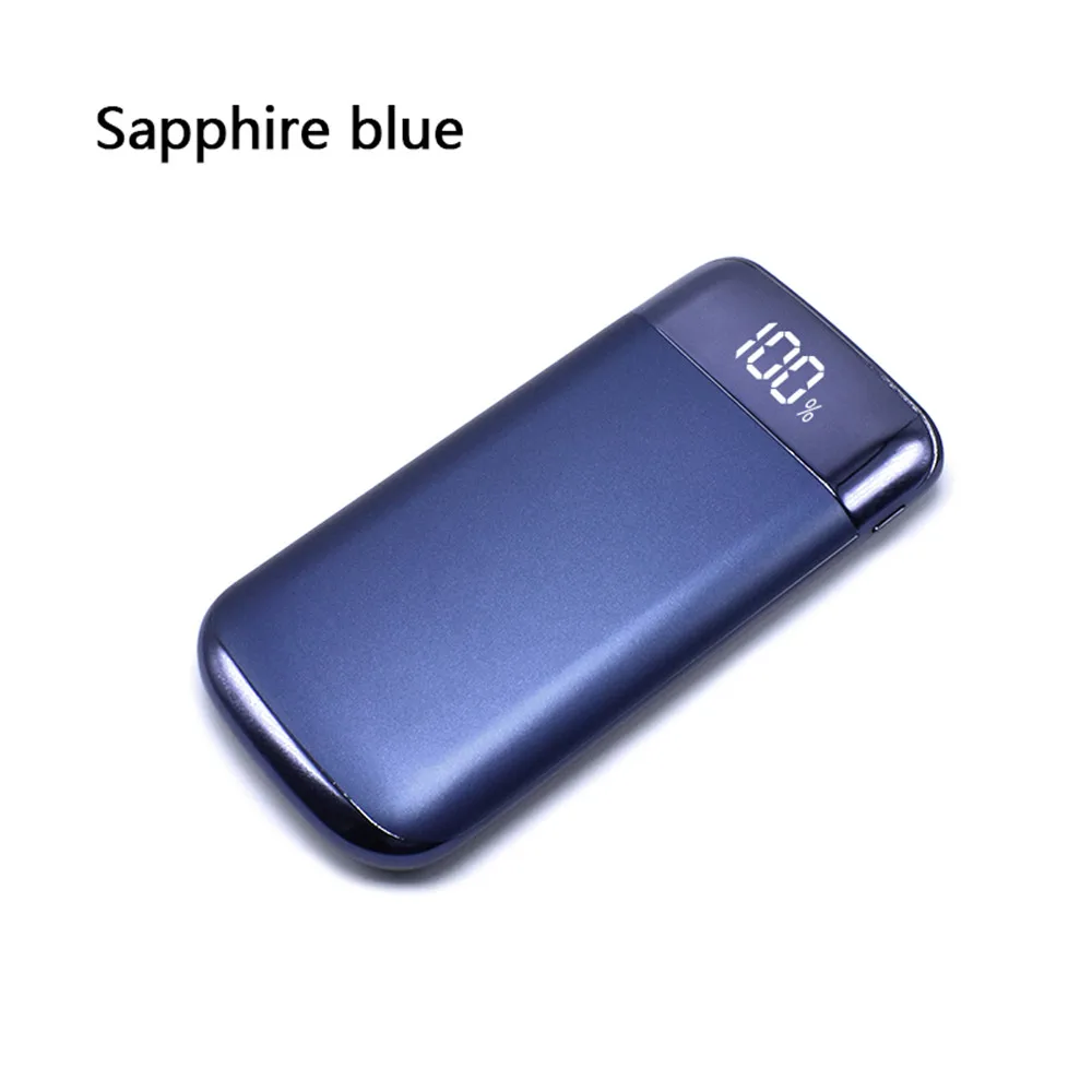 Двойной USB мобильный источник питания с дисплеем 5 в 2 1 а литиевая батарея для IPhone