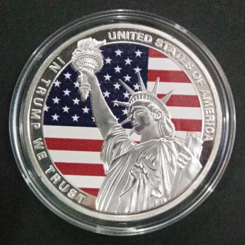 Donald Trump Commemorative Challenge Coin We Trust The 45th President United States of America Best Gift | Дом и сад