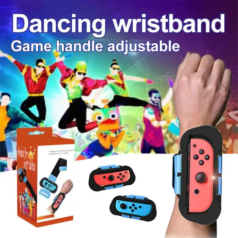 Регулируемый эластичный повязка на запястье 1 пара ремешок для Nintendo Switch Just Dance Joy