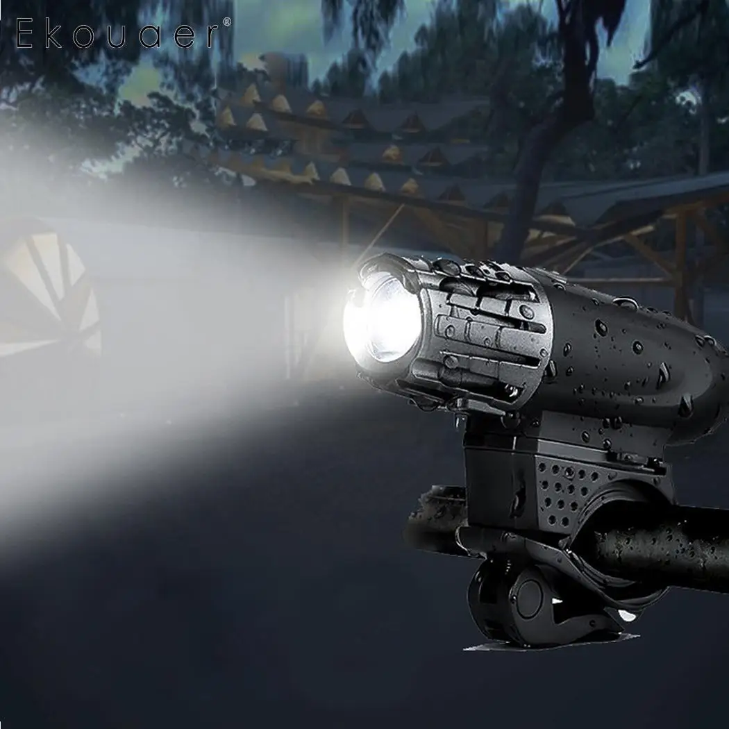 Супер яркий светодиодный USB велосипедный водонепроницаемый Передний фонарь