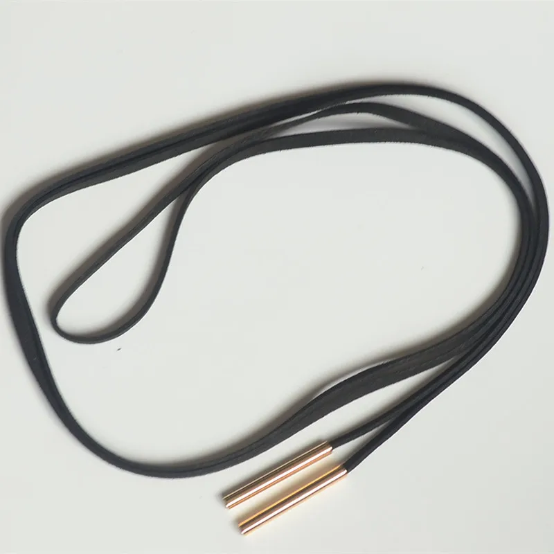 Женская Длинная кисточка белая коричневая черная кожаная веревка колье Золотая