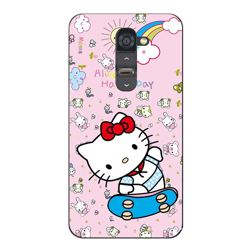 ZX32 For LG G2 Cases Printing flower cats tiger silicone Phone Bag Case For LG Optimus G2 G 2 D802 D805 D801 Cover Stand Card Holder - Цвет: ZX32