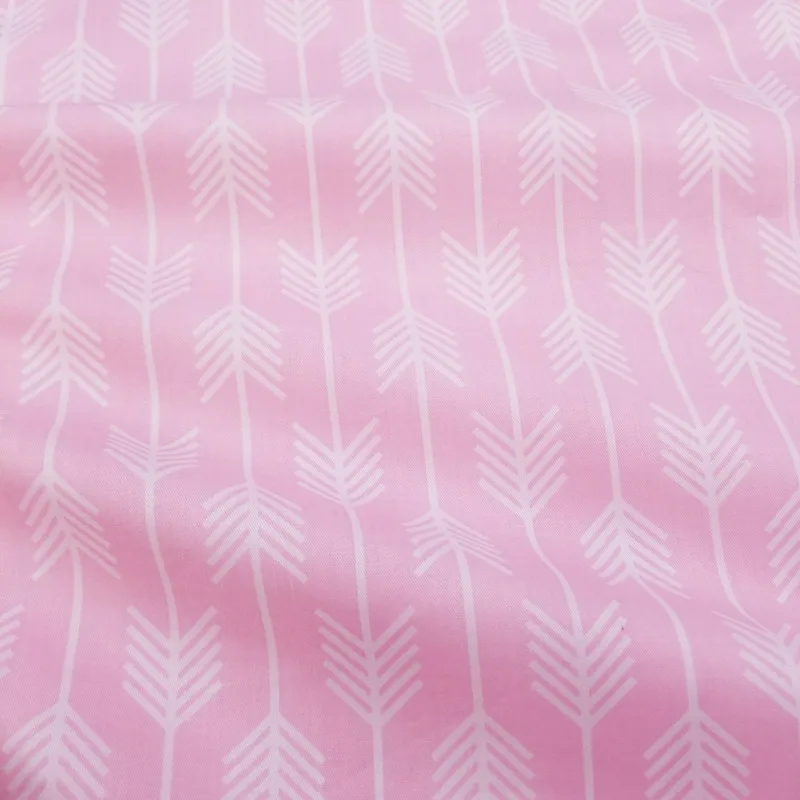 Детская одежда из твила с розовым принтом ткань для пэчворка шитье своими руками