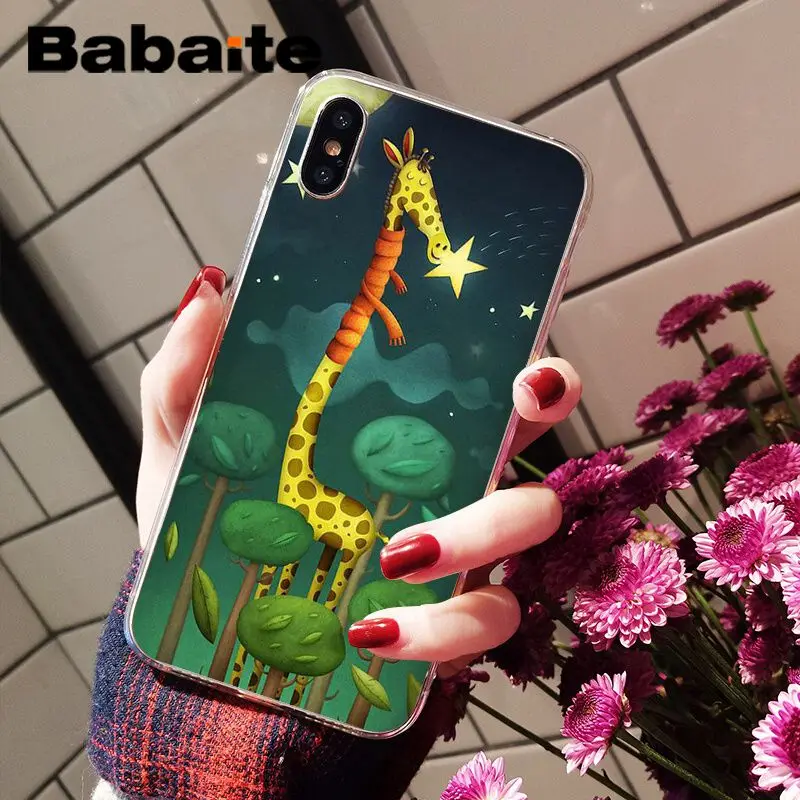 Babaite Забавный милый чехол для телефона с изображением маленьких животных Fundas iPhone