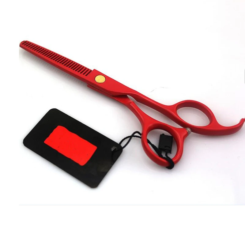 FH 20191 5 дюймовые ножницы с красной краской Парикмахерские ножницы|hairdressing scissors|scissor