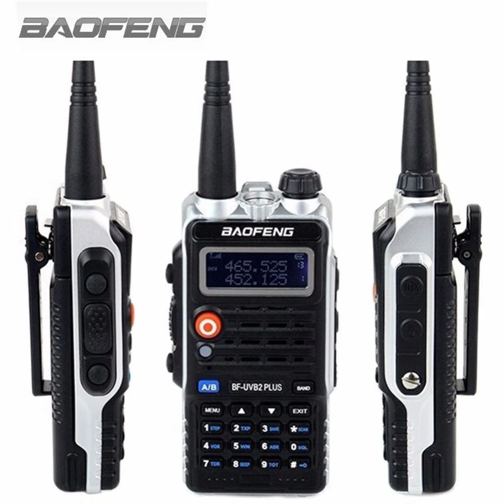 Baofeng Walkie Talkie BF-UVB2PLUS VHF/UHF Dual Band DCS Ham Two Way Transceiver