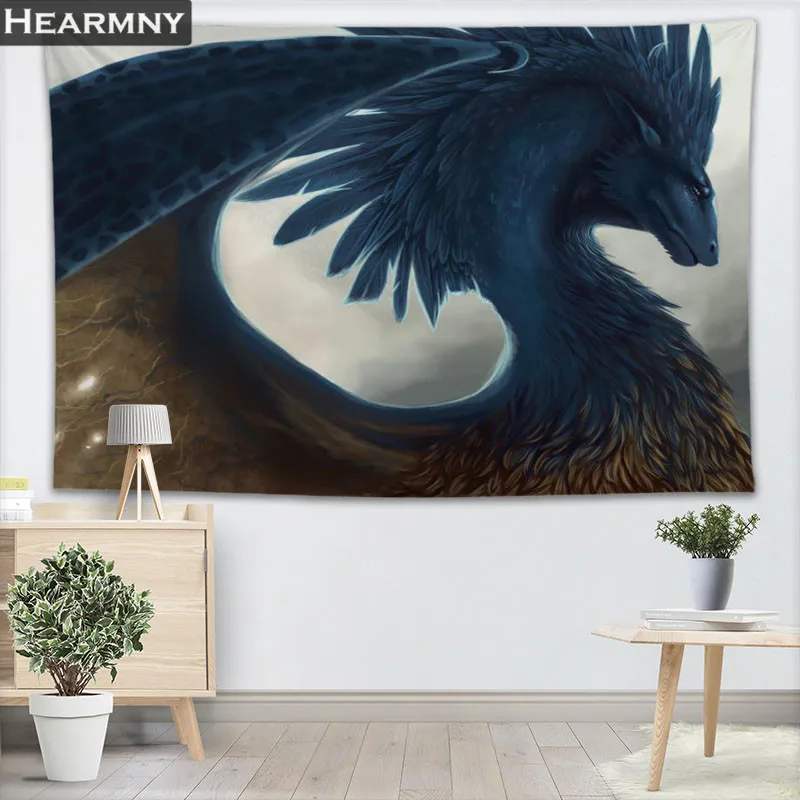 Гобелен HEARMNY Dragon Настенный декор гобелен для украшения дома туристический спальный коврик - Цвет: 17