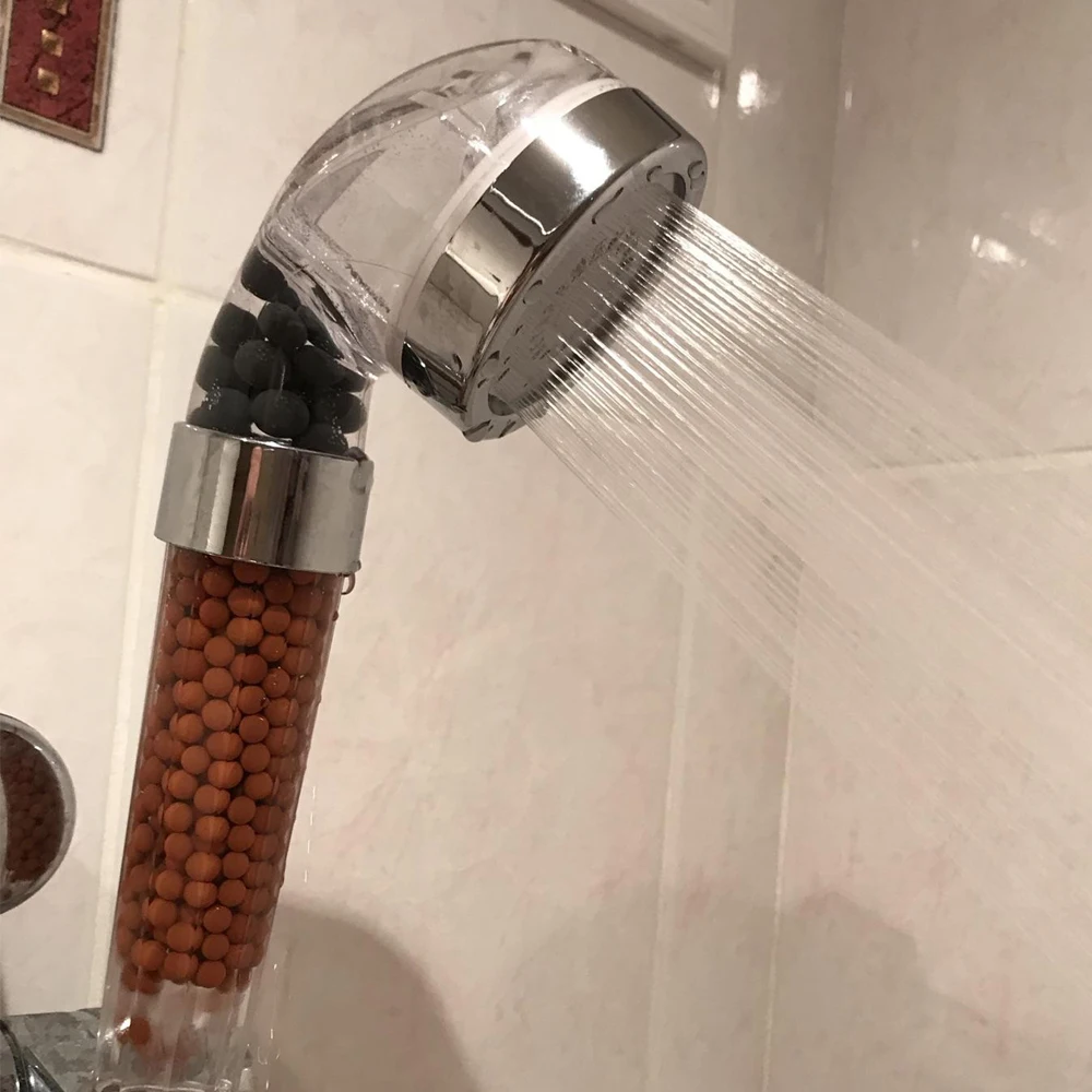 

Shower Head Filter Water Saving Shower Heads Germanium FIR ION Water Ionizer Removes Chlorine Hi-Q Showerhead Filters