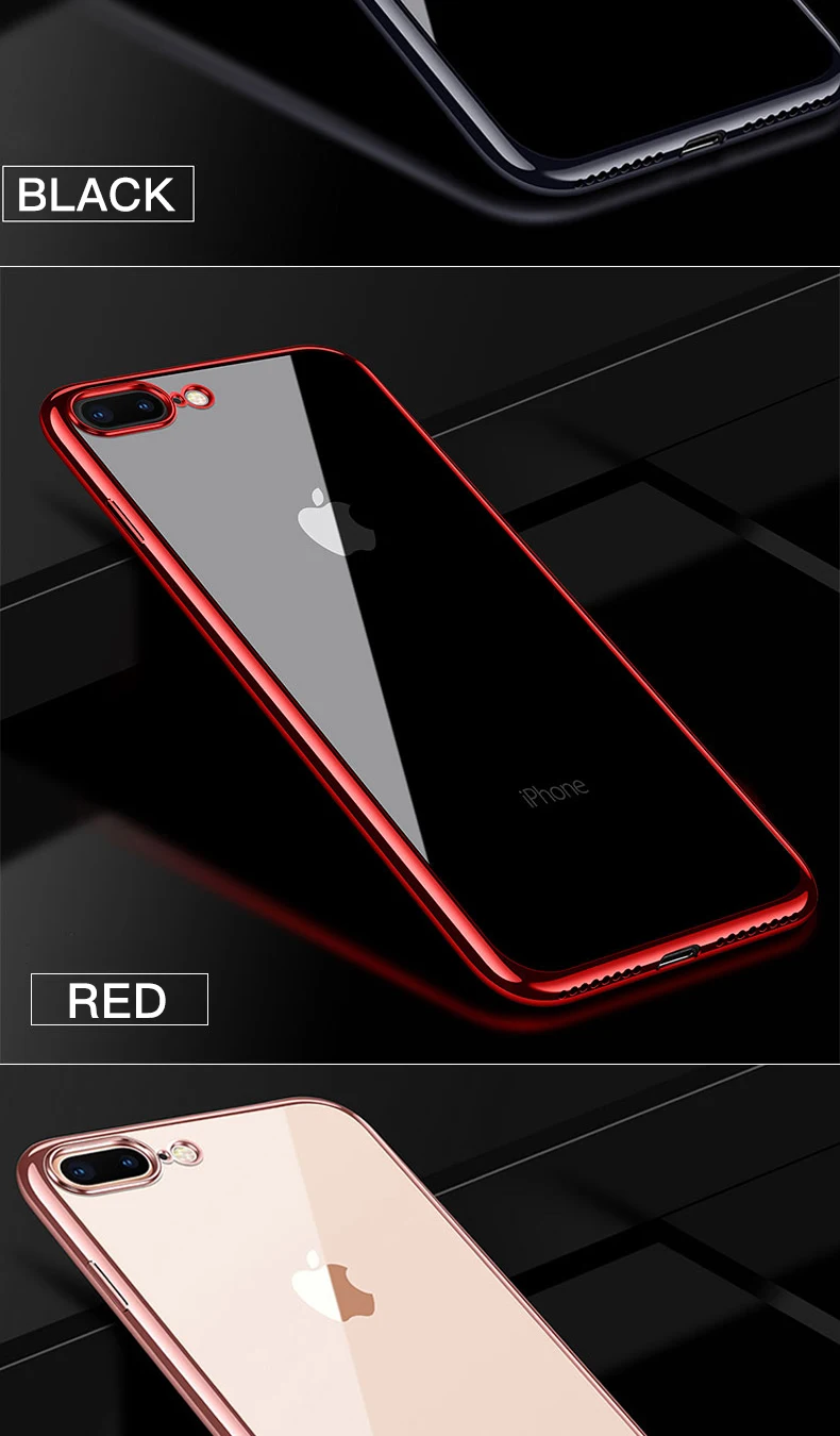Роскошный силиконовый чехол для телефона для iPhone 7 8 Plus 6 6s чехол s Блестящий Мягкий ТПУ чехол для iPhone 6 6s Plus 7 8 X XS Max XR