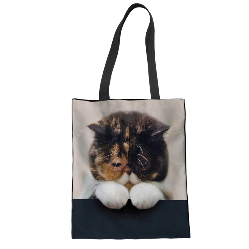 Женские ручные сумки для девочек многоразовая сумка покупок женщин холщовые на