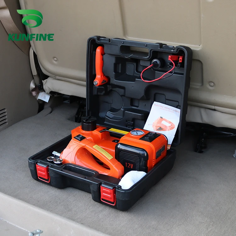 KUNFINE 12V 5Ton электрическая автомобильная шина подъемные машины домкраты