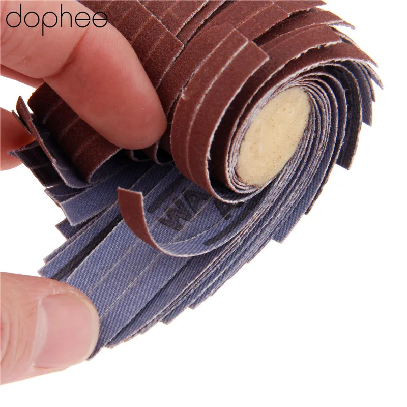 Dophee Dremel Аксессуары 150 400 Грит шлифовальный клапан колесо 6 мм хвостовик наждачная
