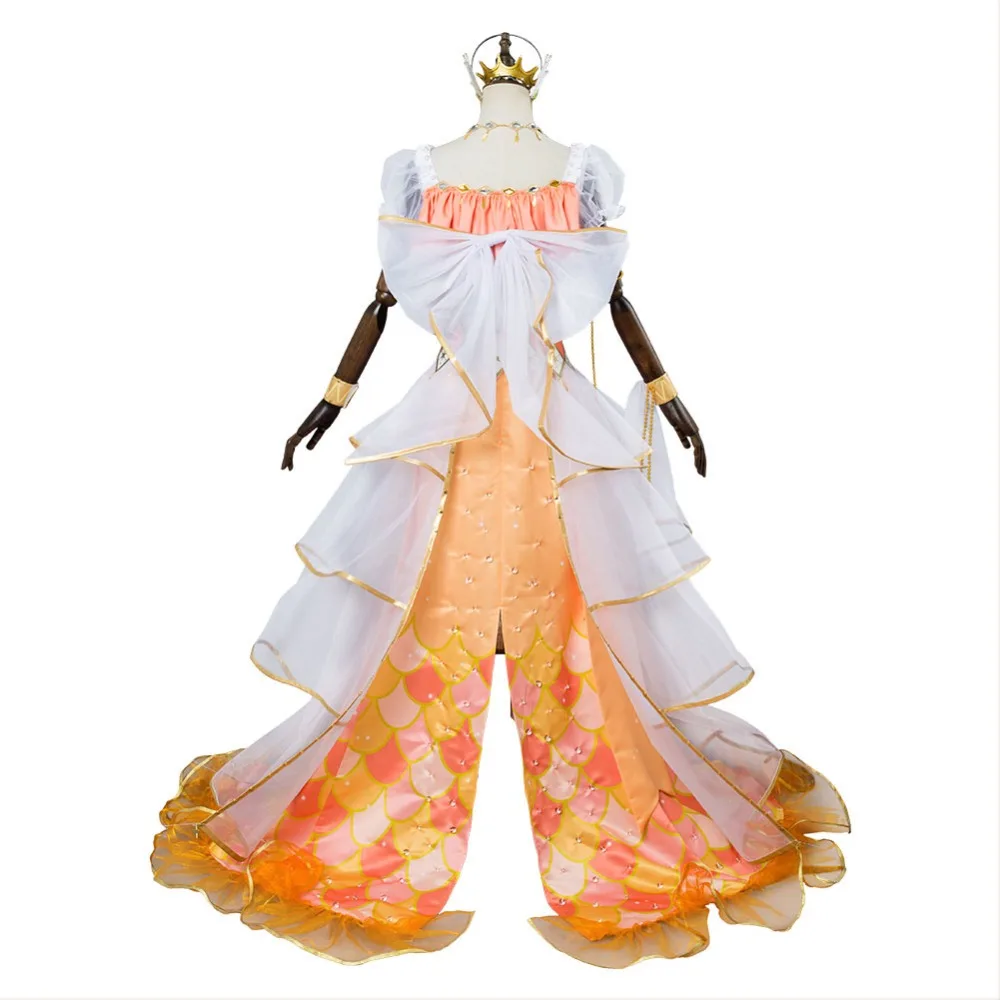 Карнавальный костюм LoveLive Mermaid Festa lovelive Takami Chika платье для пробуждения оранжевый
