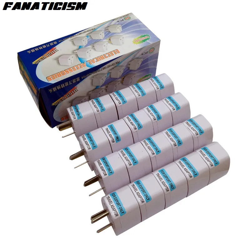 

1000pcs International US UK EU To AU Plug Adapter Converter Universal Australia Travel AC Power Electrical Plug Adaptor