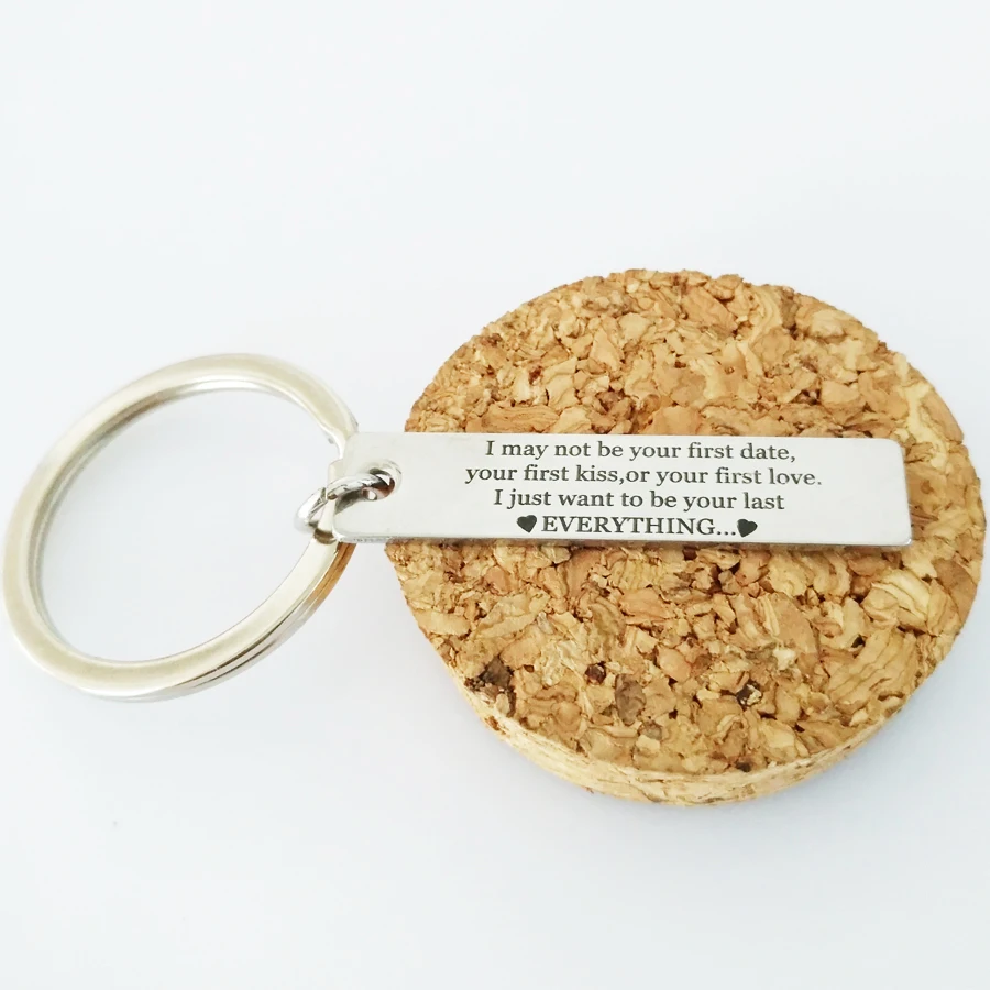 Charm I just want to be your last everything брелок из нержавеющей стали автомобильная сумка для
