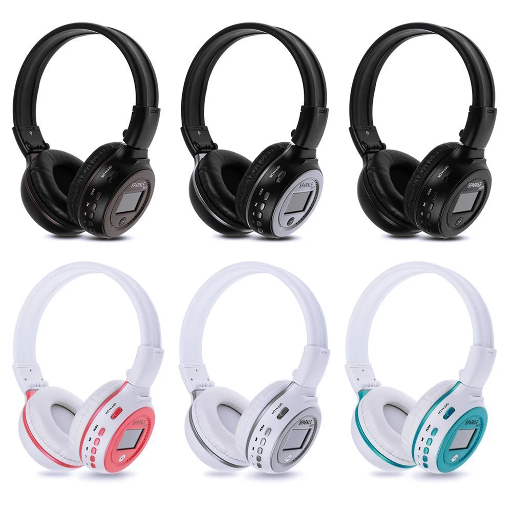 ZEALOT B570 складные жк HiFi беспроводные bluetooth наушники гарнитура с микрофоном SD карта