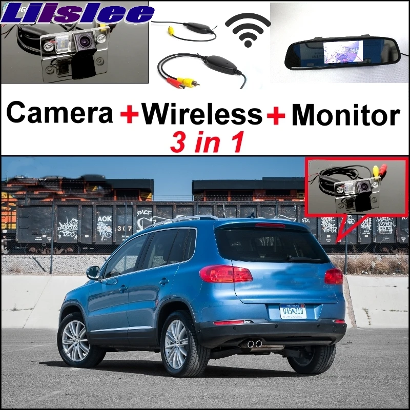 Liislee 3 в 1 Специальная камера заднего вида Wifi + беспроводной приемник зеркальный