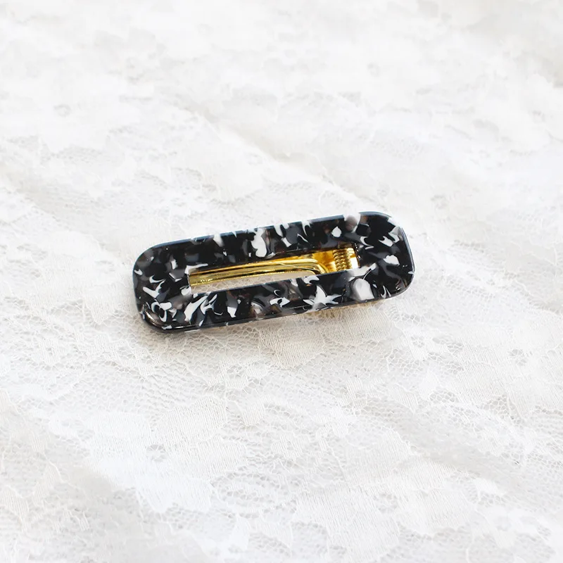 

New Fashion 1Pc Vintage Women Acetic Acid Hair Clips Hairpins Leopard Print Waterdrop Barrettes Girls Hairgrips Hair Accessories
