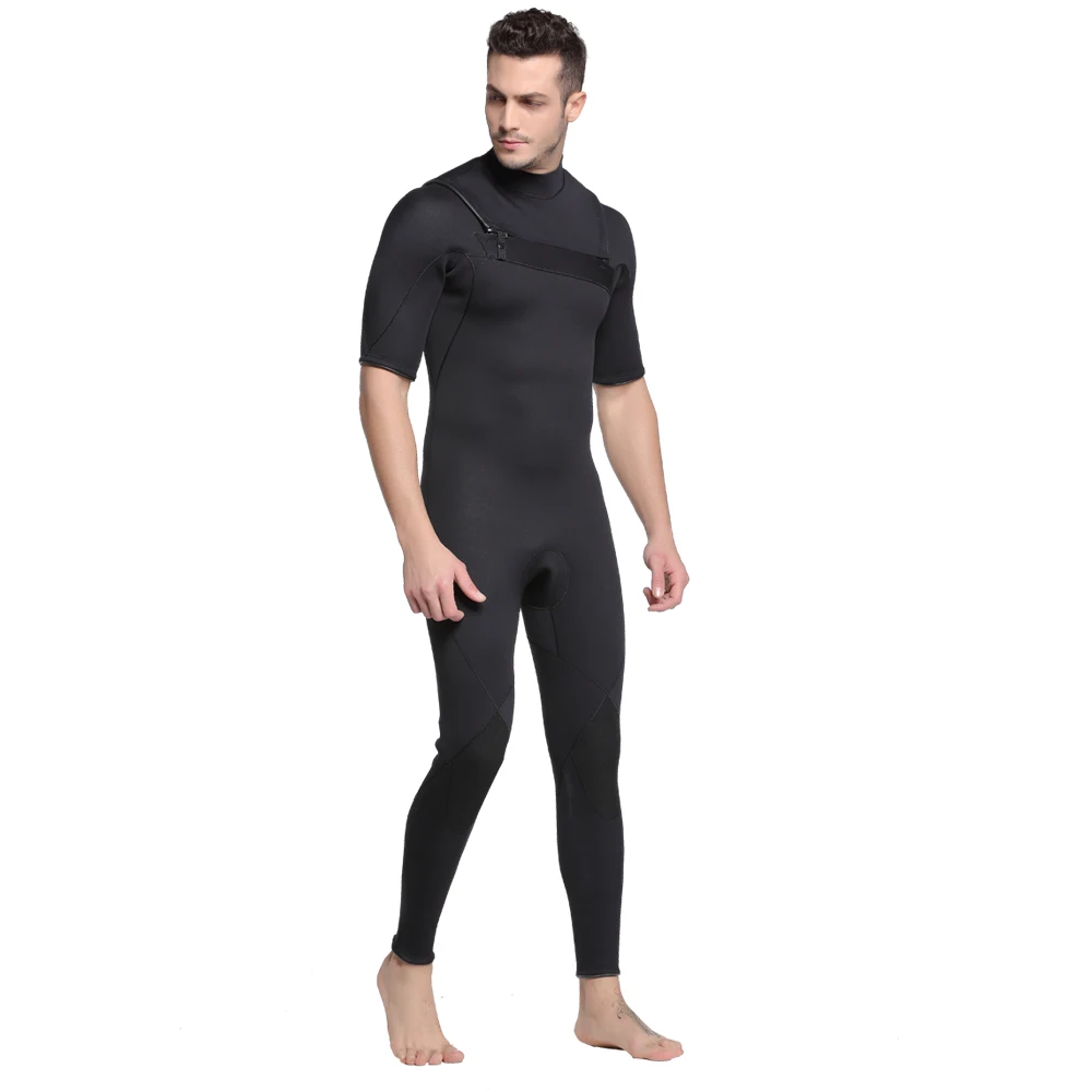 Мужской слитный костюм для серфинга Sbart 3 мм неопреновый гидрокостюм с коротким