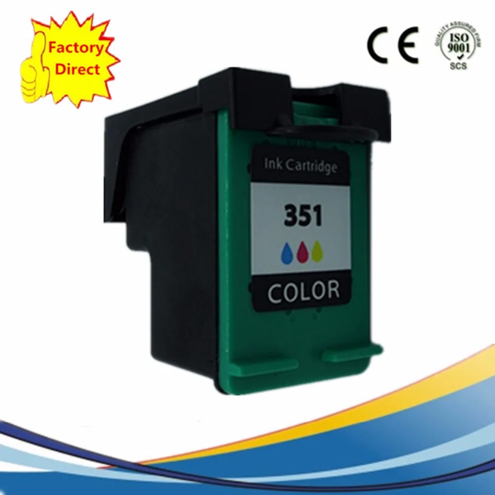 Чернильные картриджи восстановленные для HP351 XL HP351XL Photosmart C5283 C4348 C5275 C4210 C4272 C5273 C4283