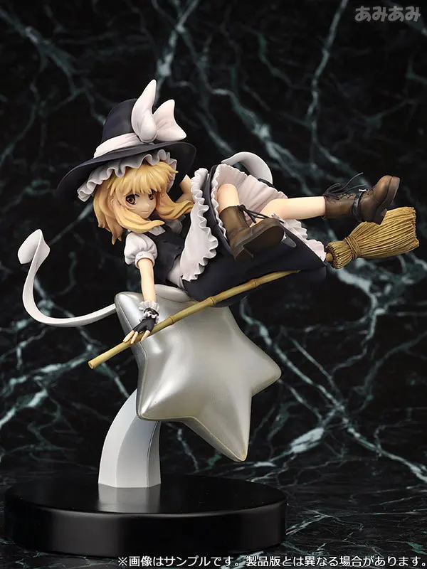 TouHou проект фигурку Kirisame Marisa ПВХ 220 мм аниме мультфильм Коллекционная модель