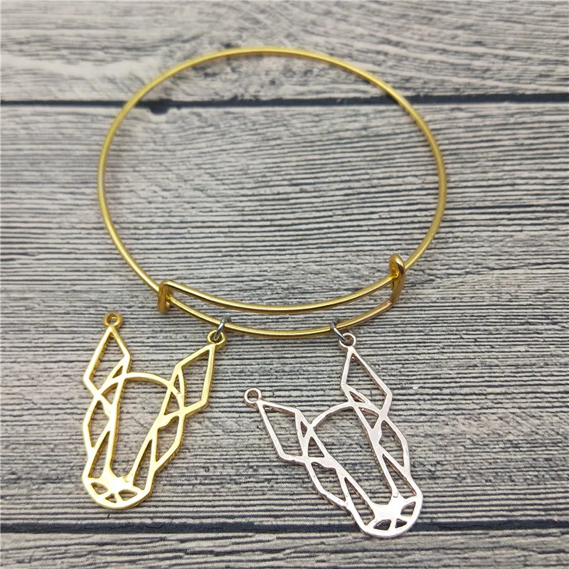 Новые браслеты Origami Bull Terrier: милые браслеты с животными в стиле моды Pet Jewellery.