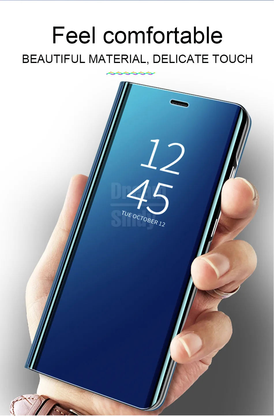 Роскошное покрытие флип-чехол на samsung Galaxy A3 A5 A6 A7 A8 J3 J7 J5 S7 край S8 S9 Plus Note 9 8 Smart View чехол