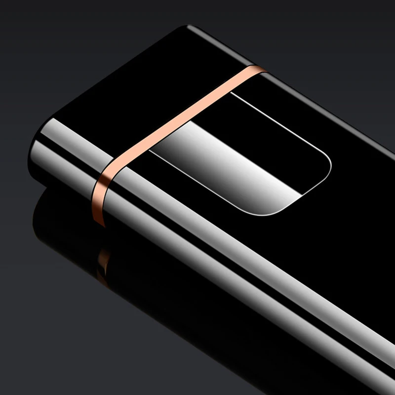 Плазменная Зажигалка для сигарет Usb двойная дуга электрическая зажигалка