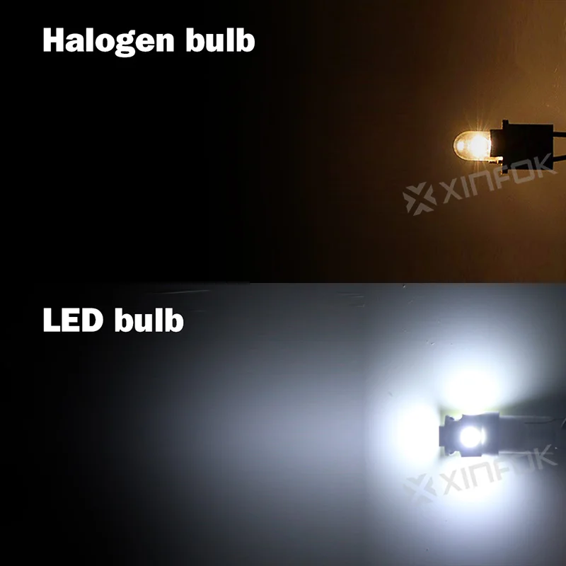 2 шт. Автомобильные светодиодные лампы T10 5050 SMD 5 белые/красные/синие габаритные