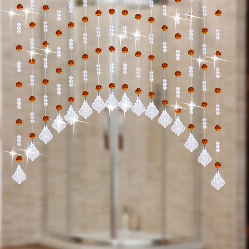 20 метров 100% хрустальные бусины Веревка занавеска прикроватная Гостиная Спальня