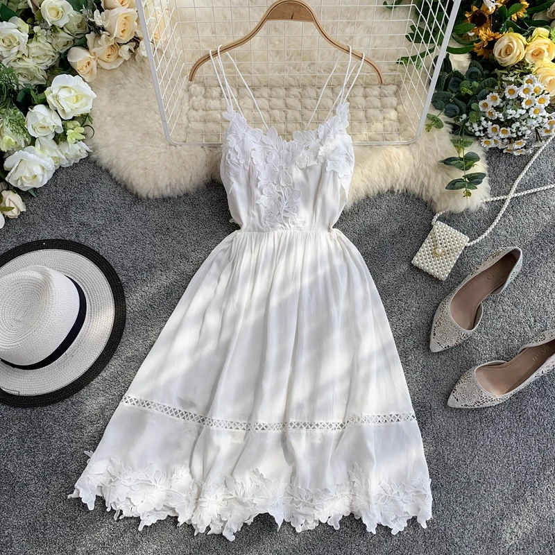 Женское платье без бретелек белое летнее 2019|Женские платья| |