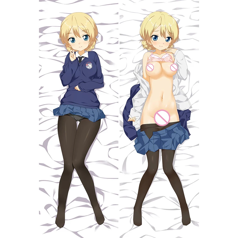 

Hot Japanese Anime Hugging Pillow Cover Case Pillowcases Decorative Pillows Double-Sided 2Way 2WT 50X160CM GIRLS und PANZER