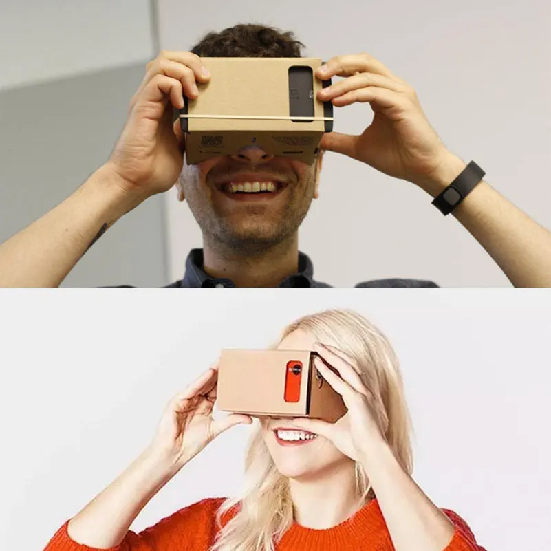Licht Kasteel Google Kartonnen Stijl виртуальной реальности VR Bril Voor 3,5-6,0 дюймов смартфон Glas voor iphone voor samsung