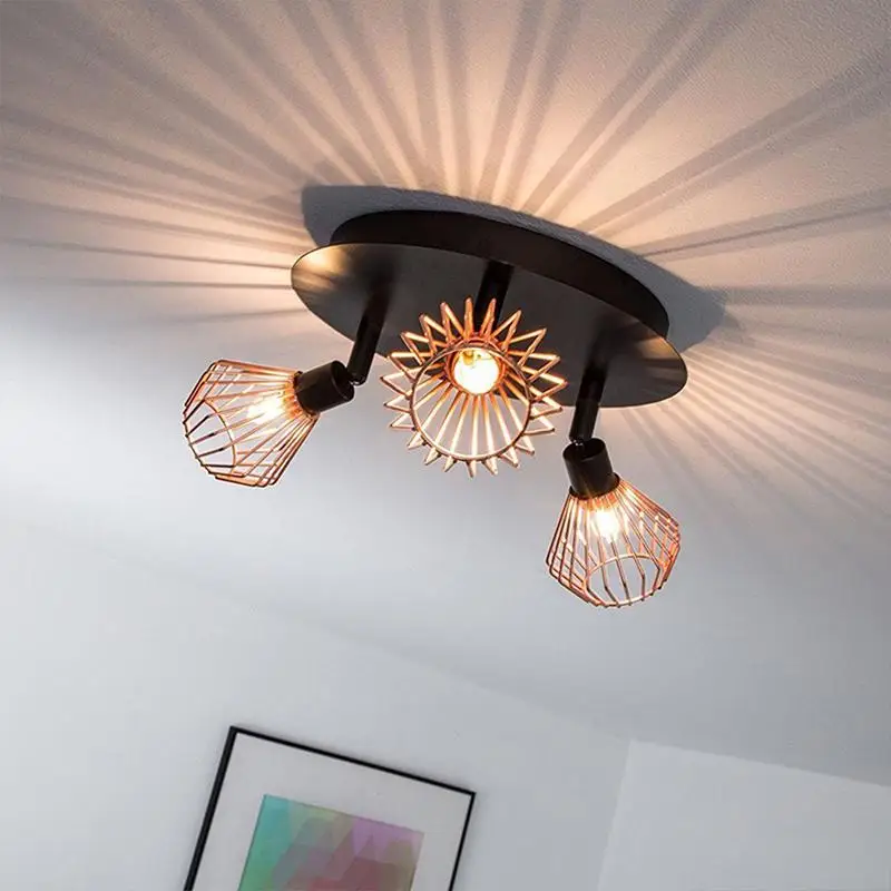 Светодиодный потолочный светильник G9 в винтажном стиле ламсветильник для