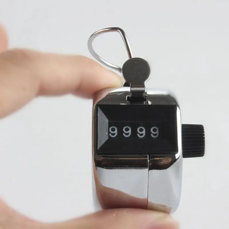 Ручные металлические 4 цифровые числа счетчика для игры в гольф ручная работа