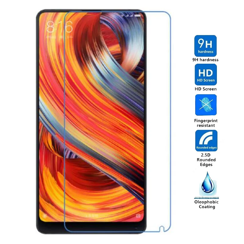 2 шт. Премиум Закаленное стекло для Xiaomi MIX Mix 2S Защитная пленка экрана Mix2S