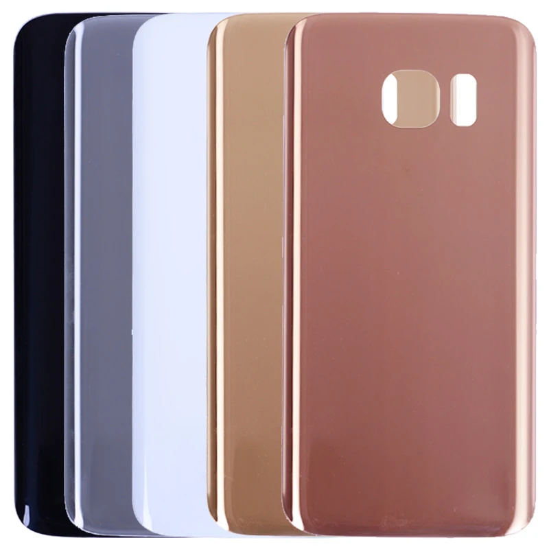 Оригинальная S7 боковая батарея Крышка для samsung Galaxy Edge 935F G930F корпус стеклянная