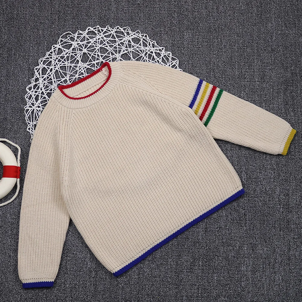 2019 г. новая осенняя корейская модная повседневная однотонная детская одежда