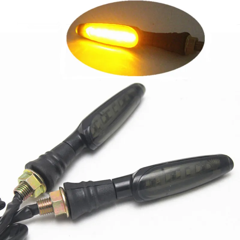 Мотоцикл LED поворотов Индикаторы Янтарный лампа для Honda CB CBR Yamaha R1 R6 FZ1 FZ6 FZ8 Suzuki GSXR
