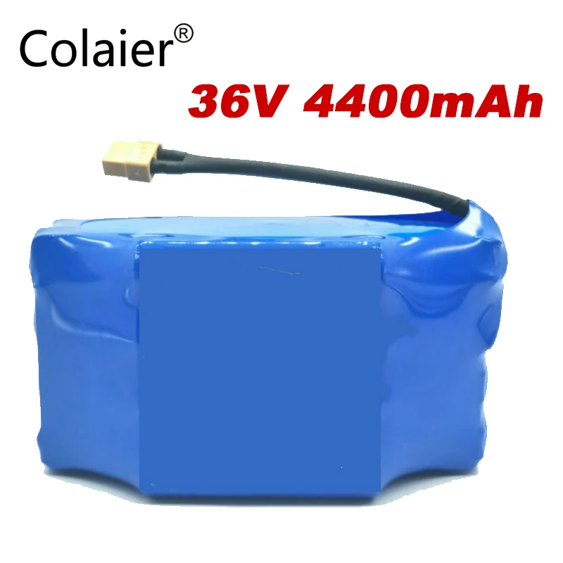 Перезаряжаемый литий ионный аккумулятор Colaier 36 В 4400 мАч Ач для электрического