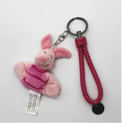 pig 1 шт. 6-8 см милый медведь тигровый Тигр поросенок Свинья ИА Ослик Heffalump милый брелок плюс игрушки - Цвет: pig