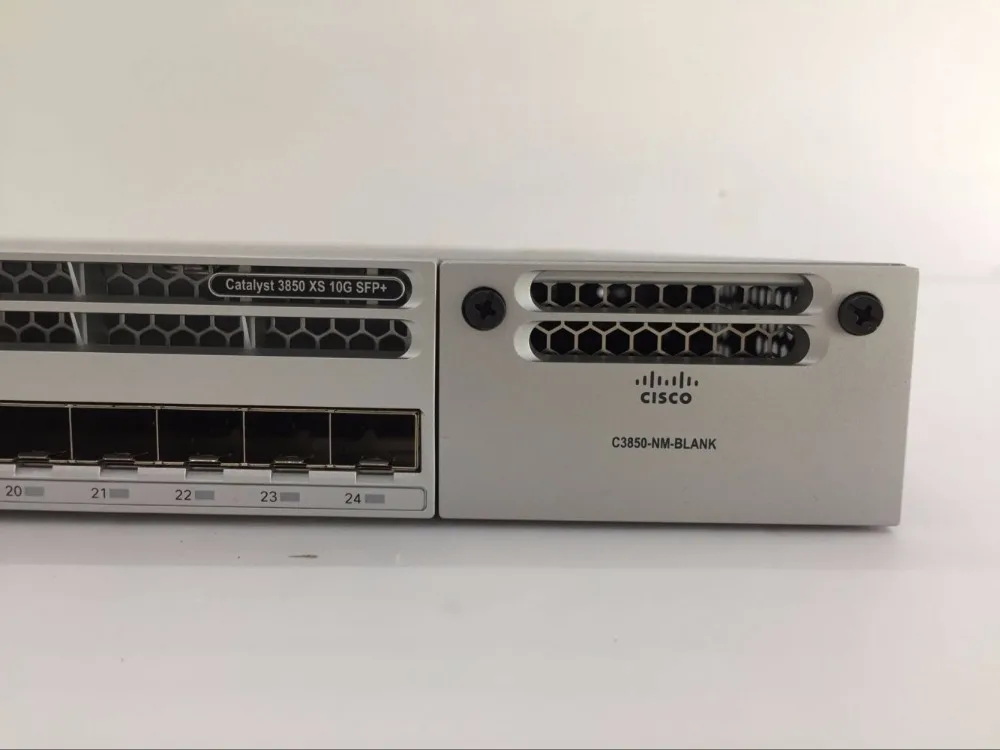 WS-C3850-24XS-E 10-гигабитный коммутатор 24-портовый 10-ггц оптоволоконный сетевой 1000