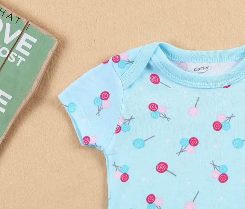 Лидер продаж 2018 детский костюм для младенцев боди с принтом новорожденных