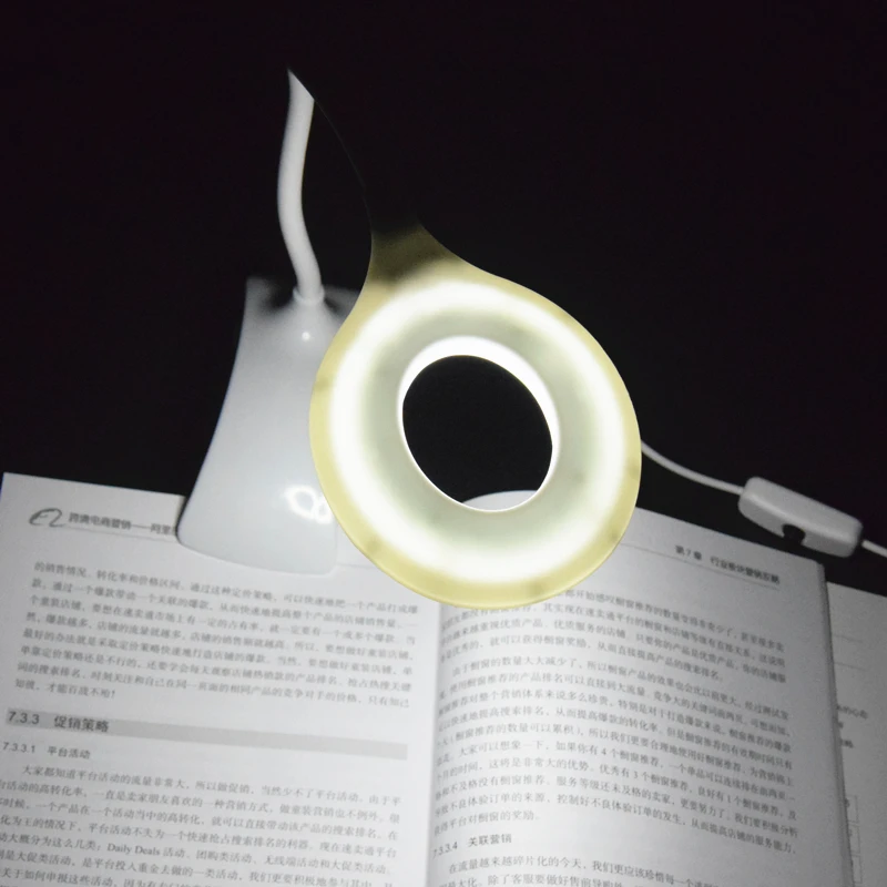 AIFENG USB настольная лампа для детей, защита глаз, для студентов, для учебы, чтения, Ночной свет, 16 светодиодов, с зажимом, гибкий шланг, светодиодные настольные лампы, 5 В